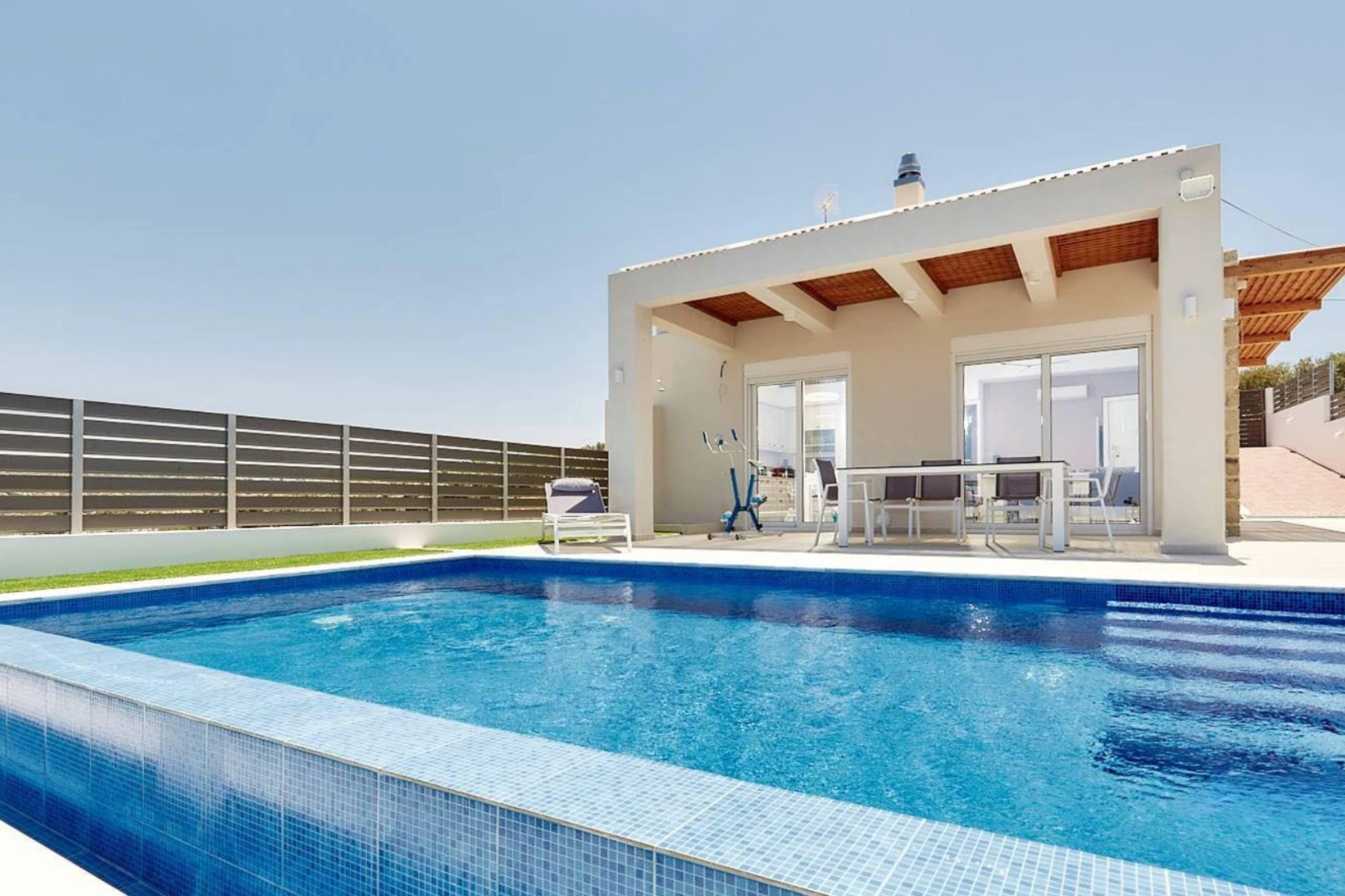 architectural design and construction of a villa in heraklion