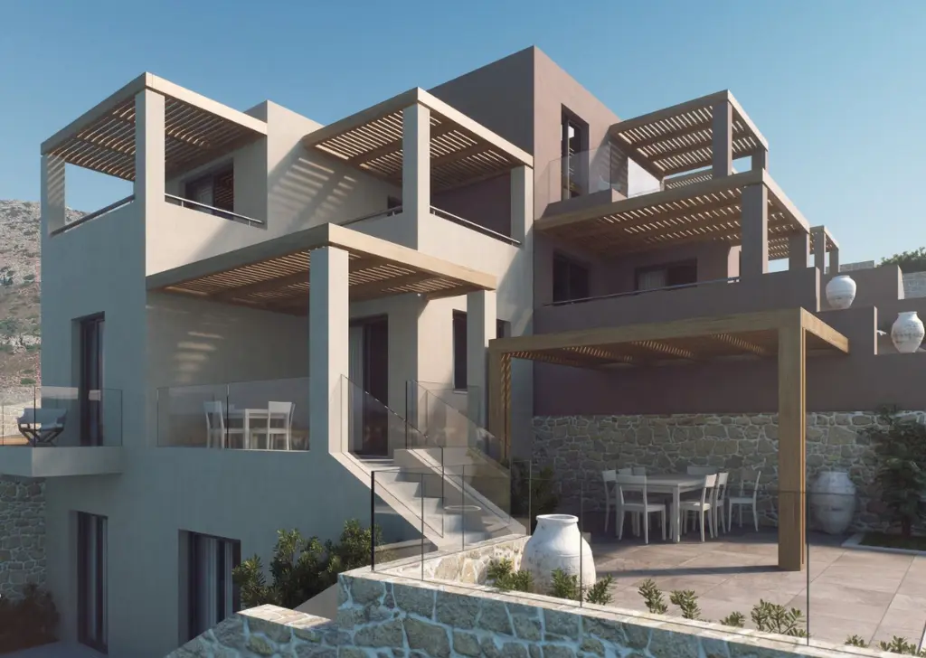 architectural design of villa complex