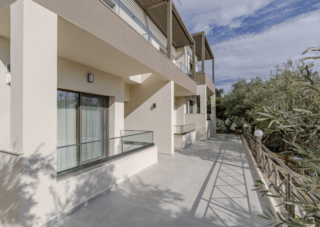 Upgraded common outdoor areas with new seating and pathways