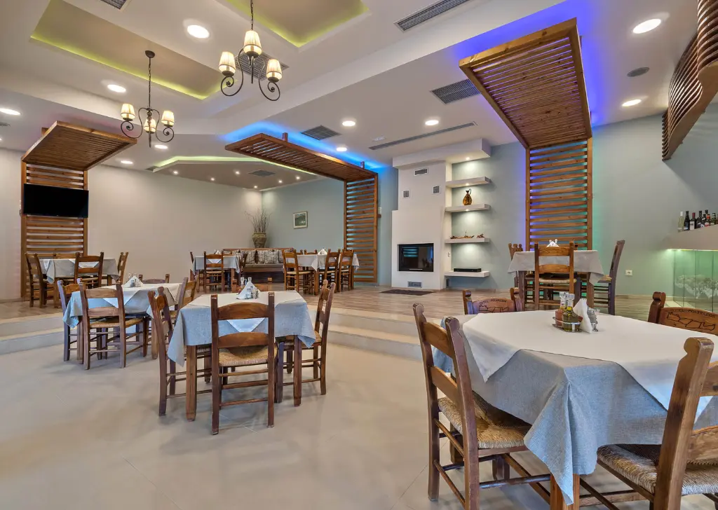 renovation of Polirizos restaurant Crete