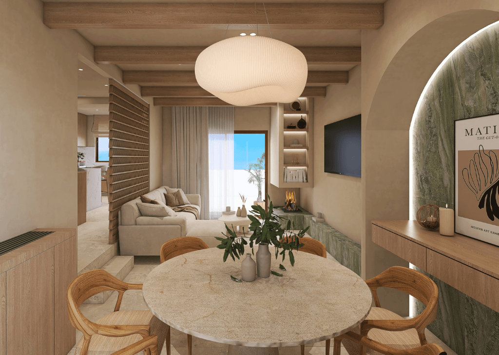 villa complex design in Crete